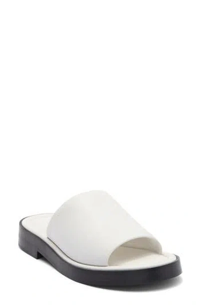 Ferragamo Leather Slide Sandal