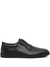 Ferragamo Leather Slip-on Sneakers