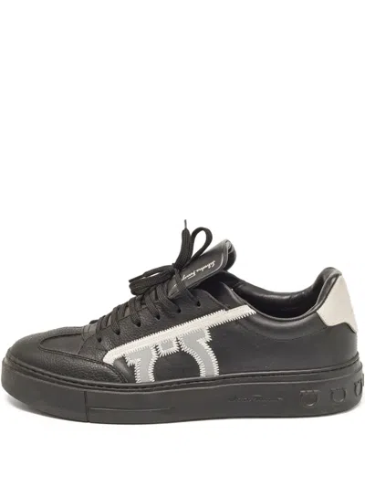 Pre-owned Ferragamo Leather Sneakers