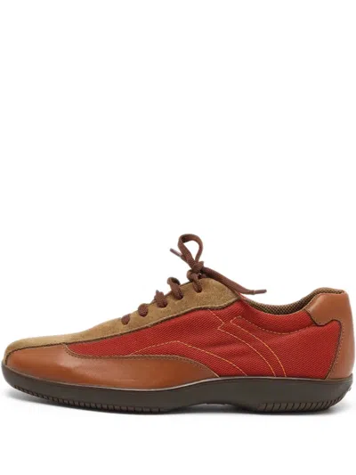 Pre-owned Ferragamo Leather Sneakers
