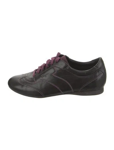 Pre-owned Ferragamo Leather Sneakers In Multi