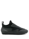 Ferragamo Leather Sock Style Sneakers