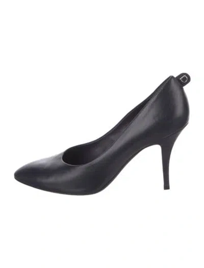 Pre-owned Ferragamo Leather Studded Accents Pumps In Multi