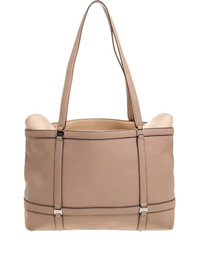 Pre-owned Ferragamo Leather Tote Bag In Pink