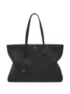 Ferragamo Folded Edge Grained Texture Shoulder Bag In Black