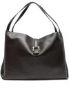 Ferragamo Leather Tote Bag In Brown