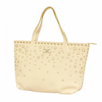 Pre-owned Ferragamo Leather Tote Bag () In Pink