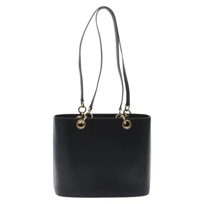 Pre-owned Ferragamo Leather Tote Bag () In Black
