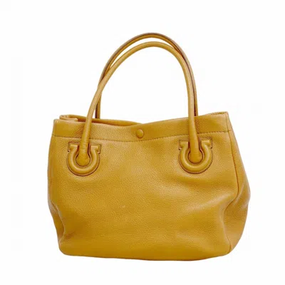 Pre-owned Ferragamo Leather Tote Bag () In Brown