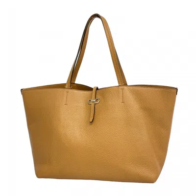 Pre-owned Ferragamo Leather Tote Bag () In Brown