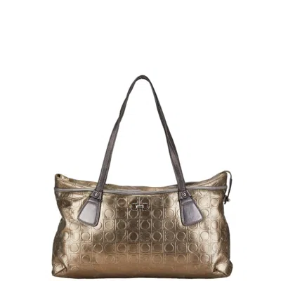 Pre-owned Ferragamo Leather Tote Bag () In Multi