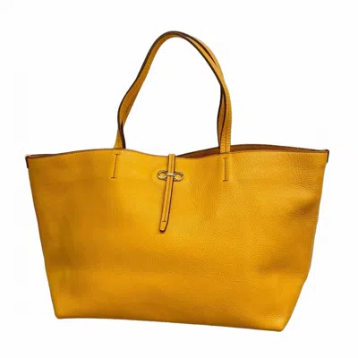 Pre-owned Ferragamo Leather Tote Bag () In Orange