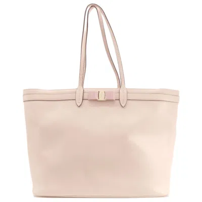 Pre-owned Ferragamo Leather Tote Bag () In Pink