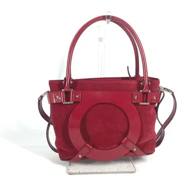 Pre-owned Ferragamo Leather Tote Bag () In Red