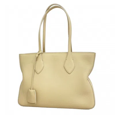 Pre-owned Ferragamo Leather Tote Bag () In Sand