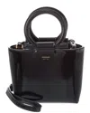 Ferragamo Leather Tote In Black