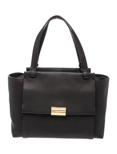 Pre-owned Ferragamo Leather Tote In Black