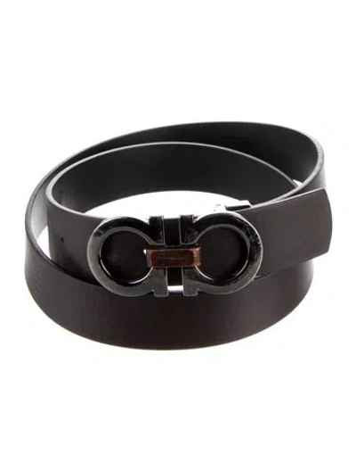 Pre-owned Ferragamo Leather Waist Belt In Multi