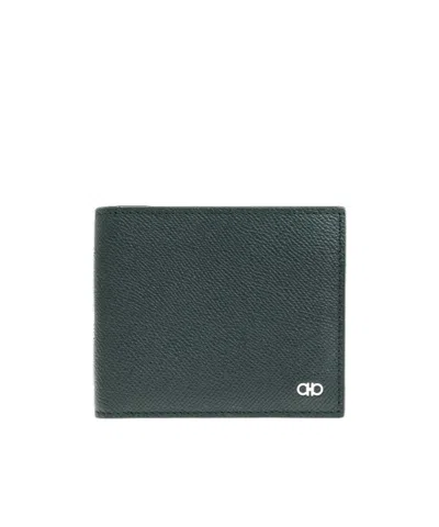 FERRAGAMO FERRAGAMO LOGO-PLAQUE BI-FOLD WALLET