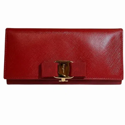 Pre-owned Ferragamo Leather Wallet (bi-fold) () In Multi
