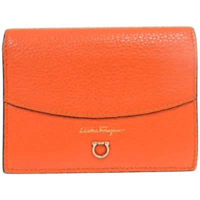 Pre-owned Ferragamo Leather Wallet (bi-fold) () In Multi