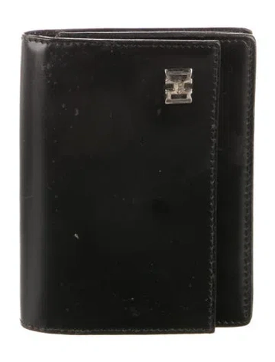 Pre-owned Ferragamo Leather Wallet In Black