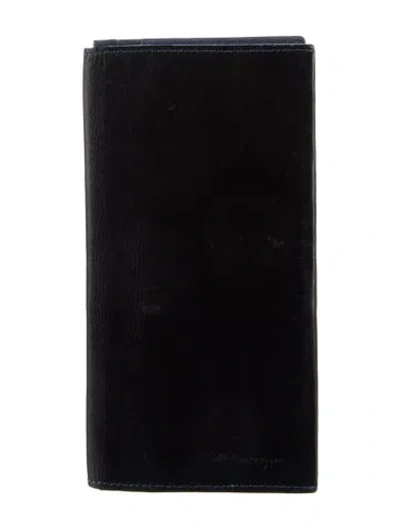 Pre-owned Ferragamo Leather Wallet In Black
