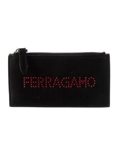 Pre-owned Ferragamo Leather Wallet In Black