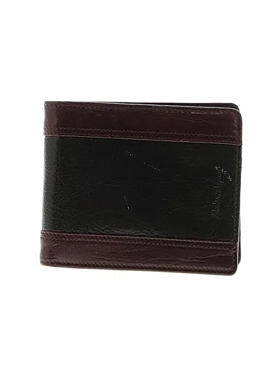 Pre-owned Ferragamo Leather Wallet In Burgundy