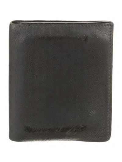 Pre-owned Ferragamo Leather Wallet In Grey
