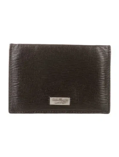 Pre-owned Ferragamo Leather Wallet In Multi