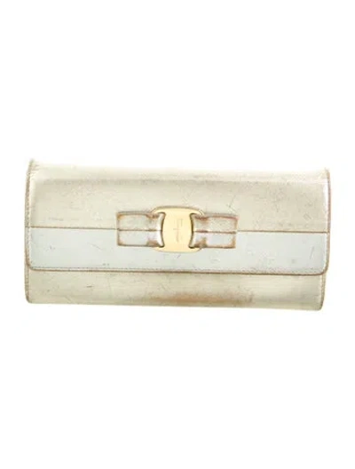 Pre-owned Ferragamo Leather Wallet In Multi