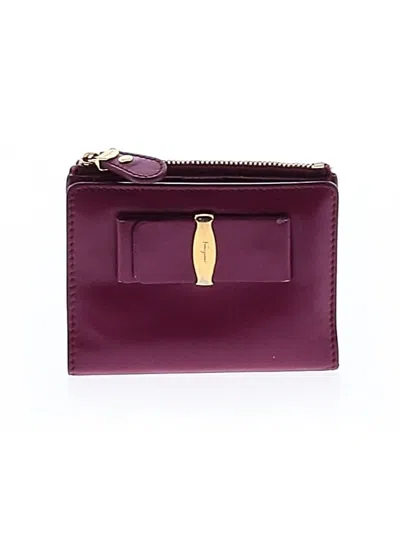 Pre-owned Ferragamo Leather Wallet In Pink