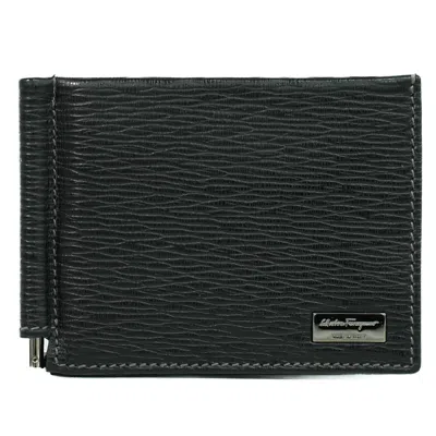 Pre-owned Ferragamo Leather Wallet () In Black