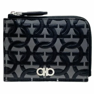 Pre-owned Ferragamo Leather Wallet () In Black