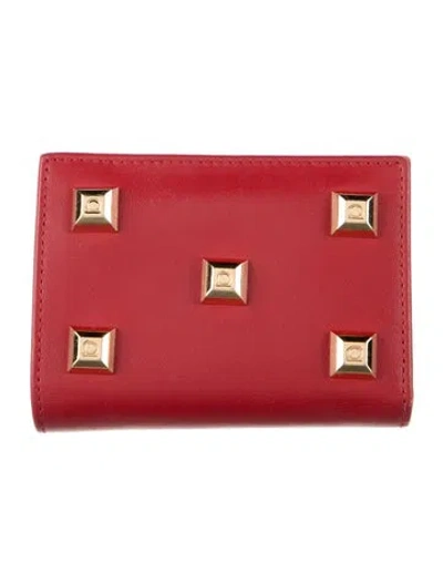 Pre-owned Ferragamo Leather Wallet In Red