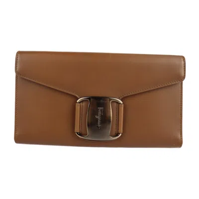 Pre-owned Ferragamo Leather Wallet (tri-fold) ()