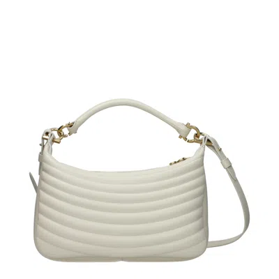 Ferragamo Leather Women's Handbag In Beige