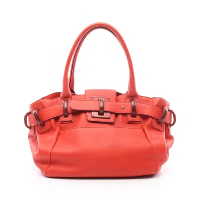 Pre-owned Ferragamo Leather Wood Tote Bag () In Multi