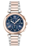 Ferragamo Legacy Chronograph Bracelet Watch, 40mm In Two Tone