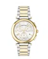 Ferragamo Legacy Chronograph Watch In Gray