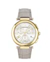 Ferragamo Legacy Chronograph Watch In Gold