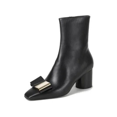 Ferragamo Woman Ankle Boots Black Size 6 Lambskin