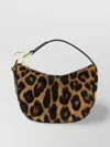 Ferragamo Leopard Print Calf Hair Shoulder Bag