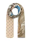 Ferragamo Foulard In Twill Stampato  Donna