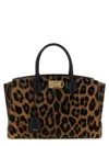 Ferragamo Leopard Print Studio Large Tote In Animal Print