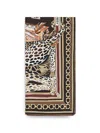Ferragamo Silk Foulard Animal Pattern Rectangular Design In Multi