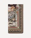 Ferragamo Silk Foulard Animal Pattern Rectangular Design In Animal Print