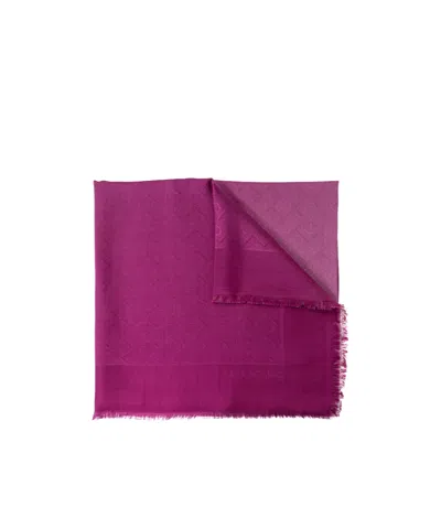Ferragamo Letter Scarf In Purple
