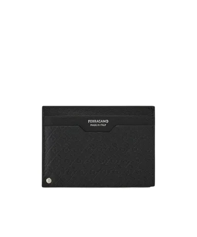 Ferragamo Lettering Credit Card Holder